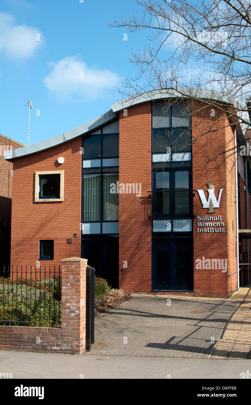 Solihull Women`s Institute building, West Midlands, England, UK Stock Photo